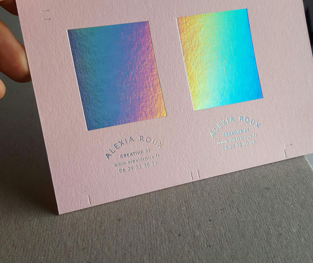 Alexia ROUX Pink & Holographic 